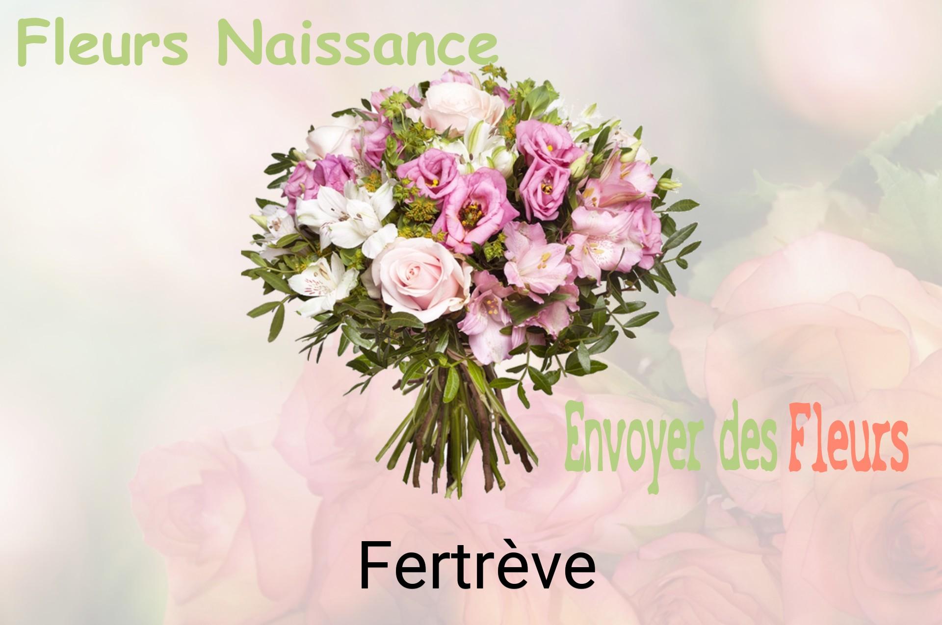 Bouquet de fleurs de naissance livré à Fertrève